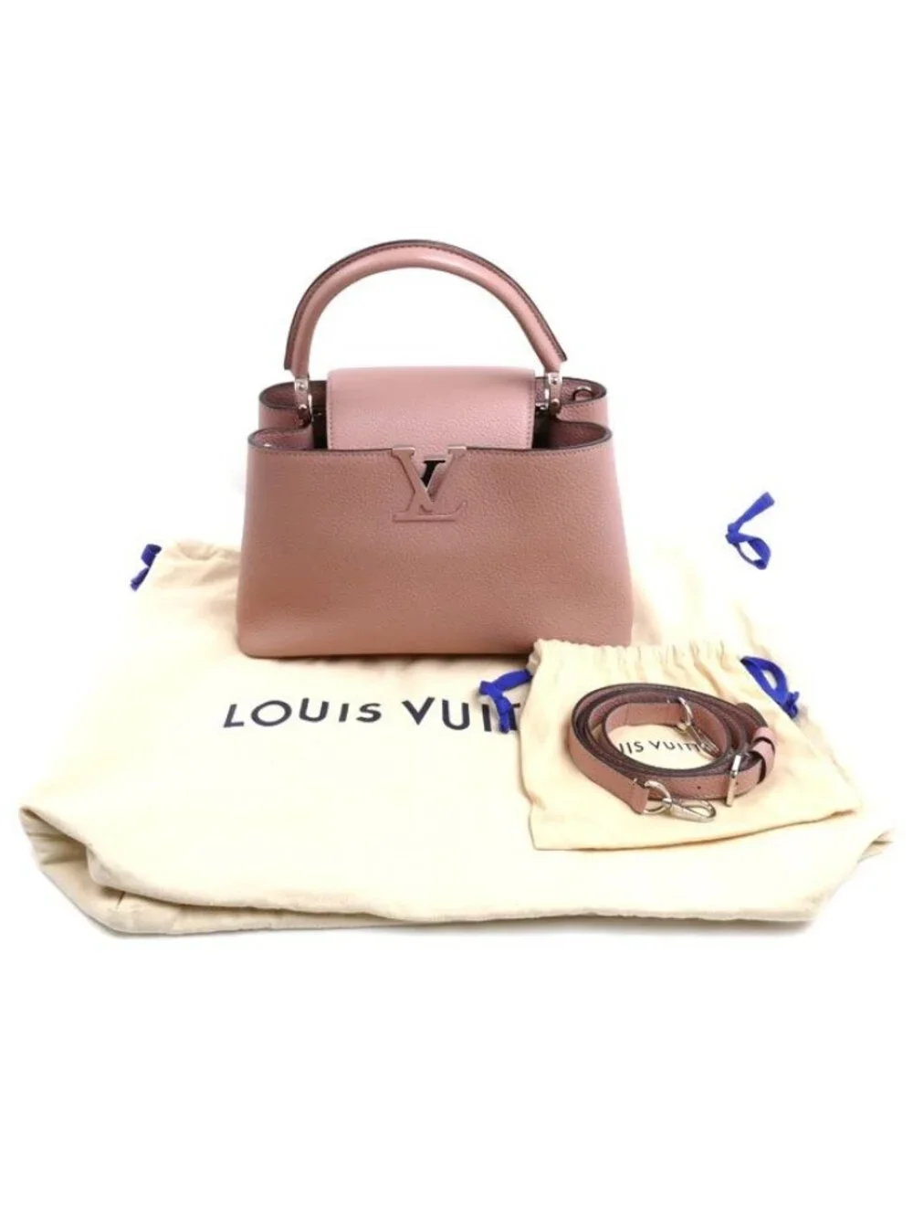 Louis Vuitton Capucines PM 2-Way Shoulder Bag Magnolia - Picture 8 of 8